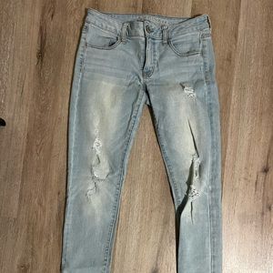American Eagle light wash jeans skinny